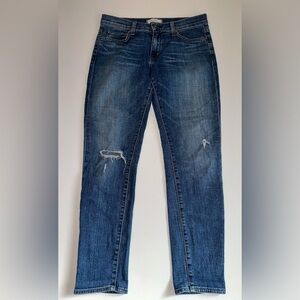 Principle Denim Innovators Jeans Women’s 25 Straight Relaxed Distressed USA Made